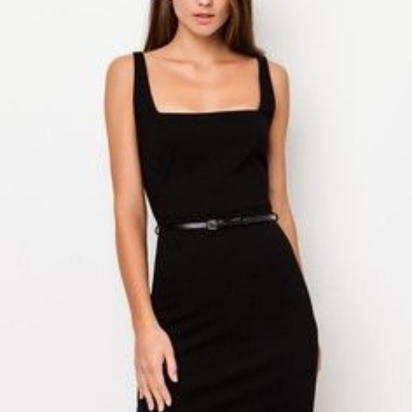 little black dress square neckline